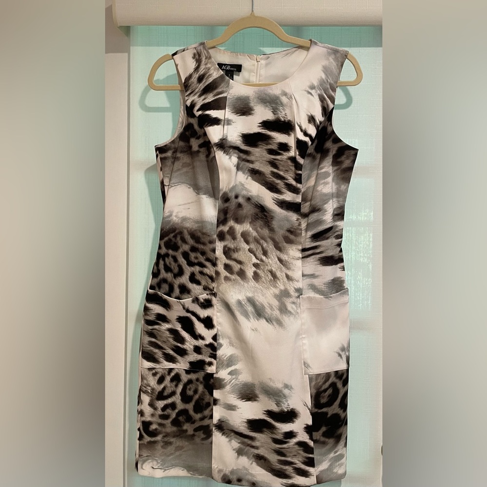 AGB Animal Print Dress
